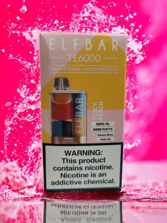 ELF BAR TE6000| juice peach ๐ India