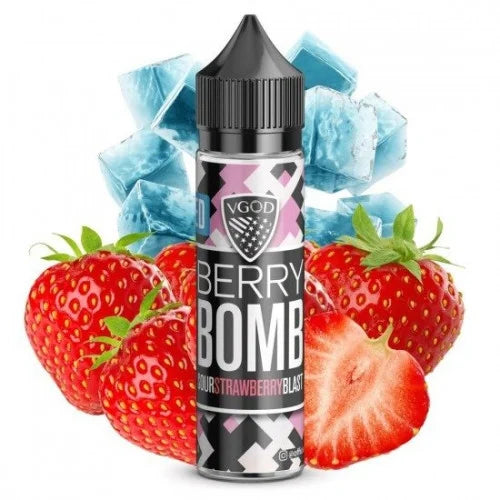 VGOD SaltNic ICED Berry Bomb 30ml - Strawberry Candy 25MG /50 MG