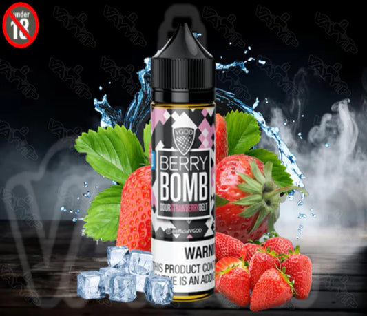 VGOD SaltNic ICED Berry Bomb 30ml - Strawberry Candy 25MG /50 MG