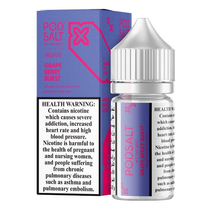 POD SALT Grape Berry Burst –2% NIC SALT 20MG