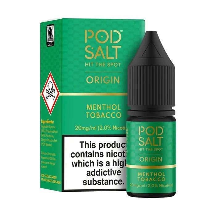 POD SALT Menthol Tobacco – Nicotine Salt 2%