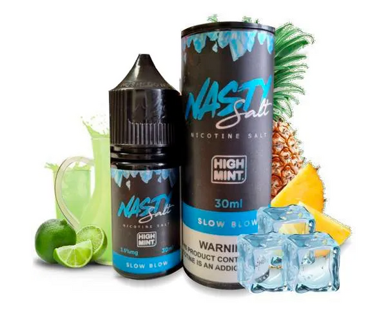 NASTY SALT SLOW BLOW NIC SALT FLAVOUR INDIA 35MG/50MG