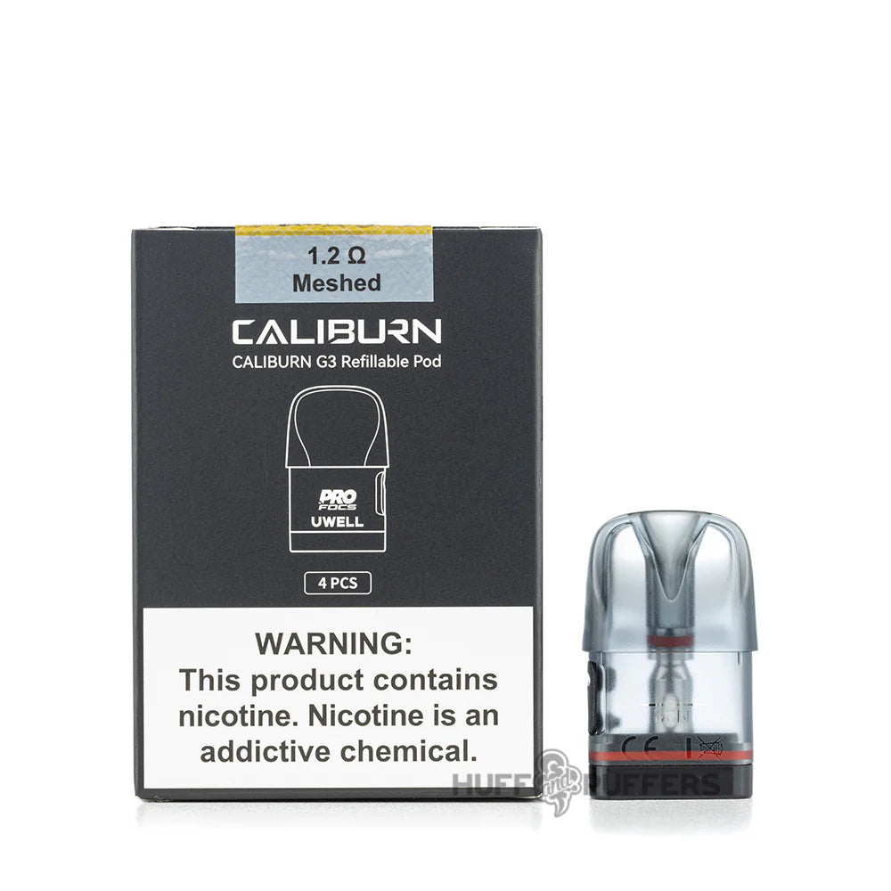 Uwell - Caliburn G3 - Cartridge Pod with Vaporizer - 4 pcs - 1.2 Ohm