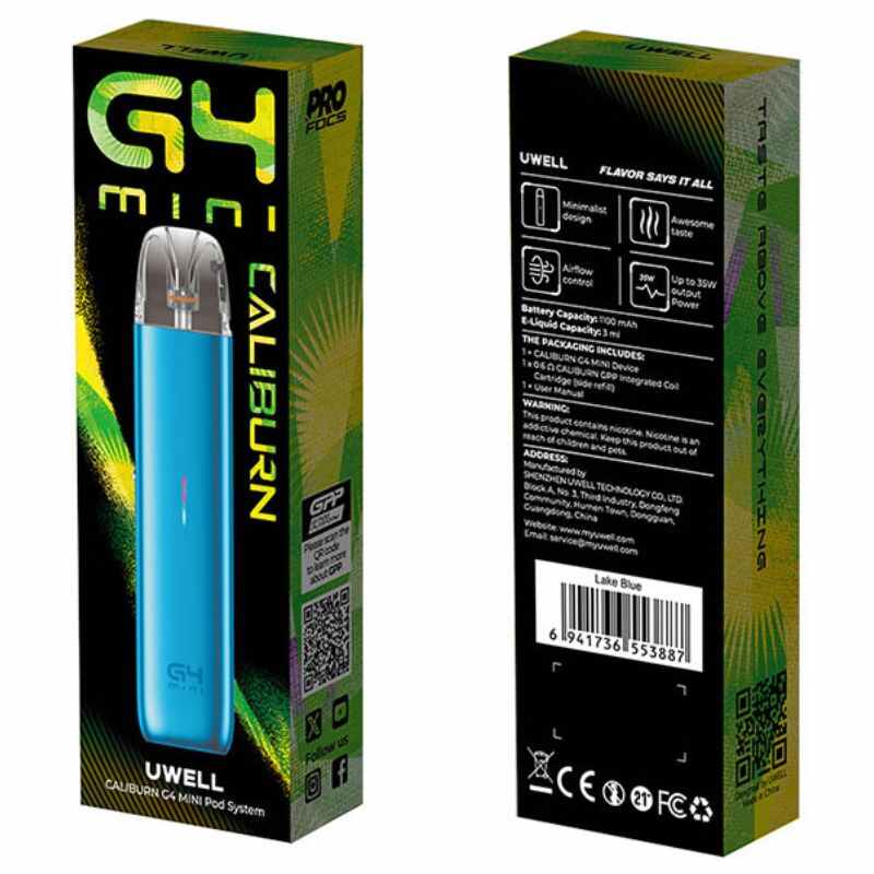Uwell Caliburn G4 Mini 35W Pod Kit-1100mAH