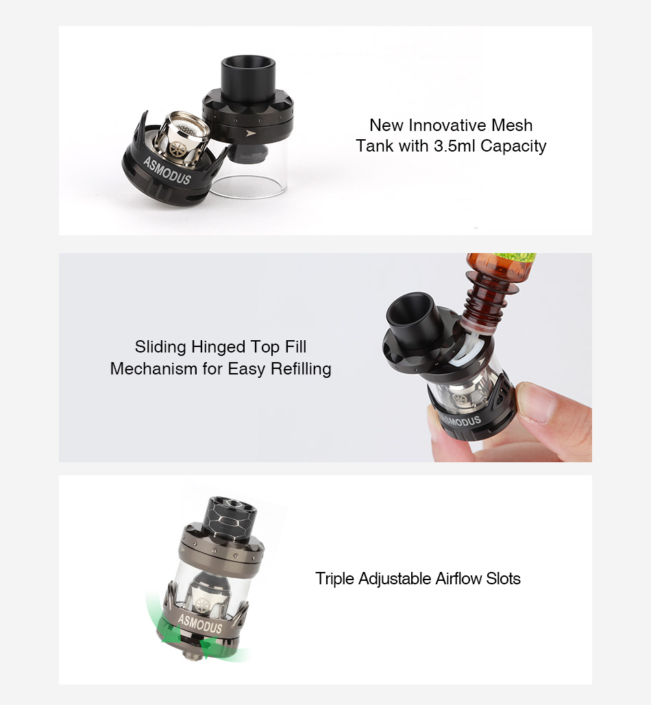 Asmodus  Sub Ohm Tank 3.5ml (ORIGNAL)