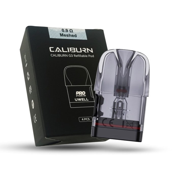 Uwell Caliburn G3 Replacement Pods 0.9 OHMS