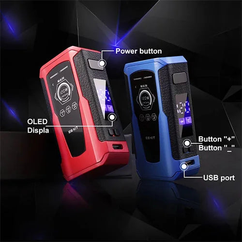 E8 120W Kits Vape 1800mah 2.5ml Atomizer OLED Screen