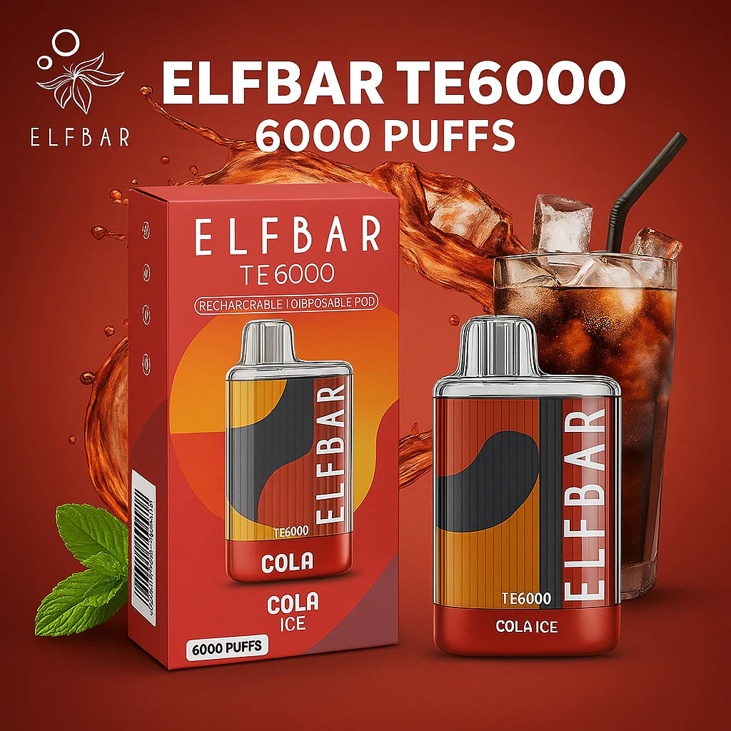 Elf Bar TE6000 India Cola Ice | At Best Price | ORIGNAL