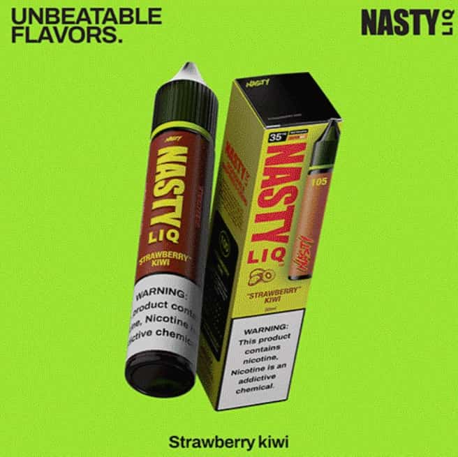 Nasty Strawberry Kiwi 30ml 50mg Nic Salt Vape Juice | Smooth Series