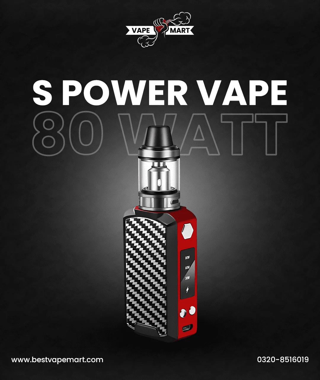 S Power Vape 80W Mod vape