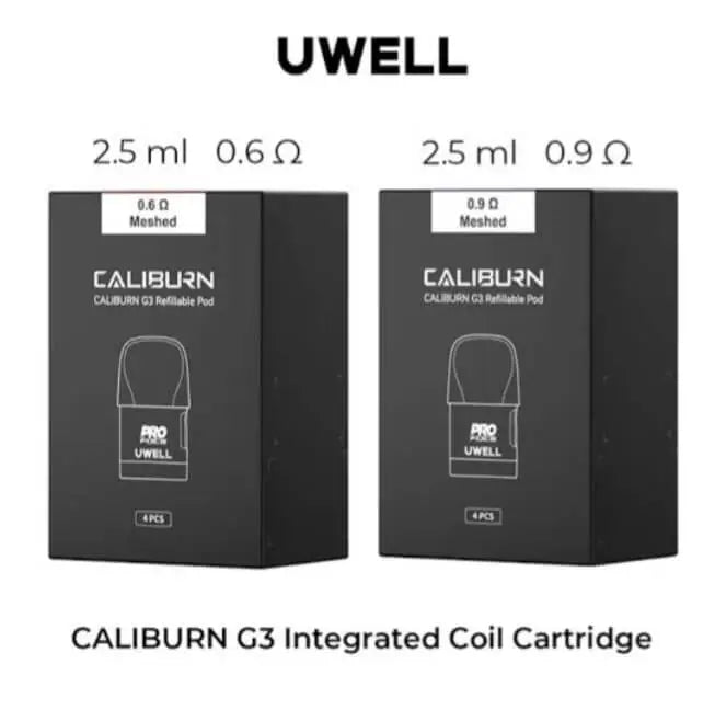 UWELL CALIBURN G3/GK3/G4/G5 REPLACEMENT PODS-Pack of 4