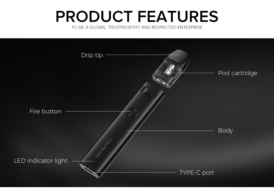 Uwell Caliburn A2S Orignal kit 15W Pod System