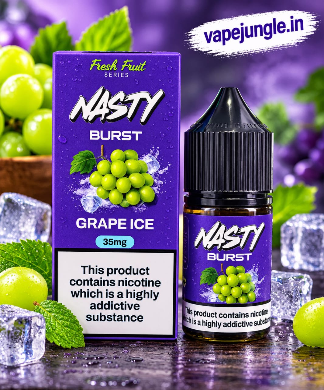 35MG Nasty Burst Grape Ice Orignal