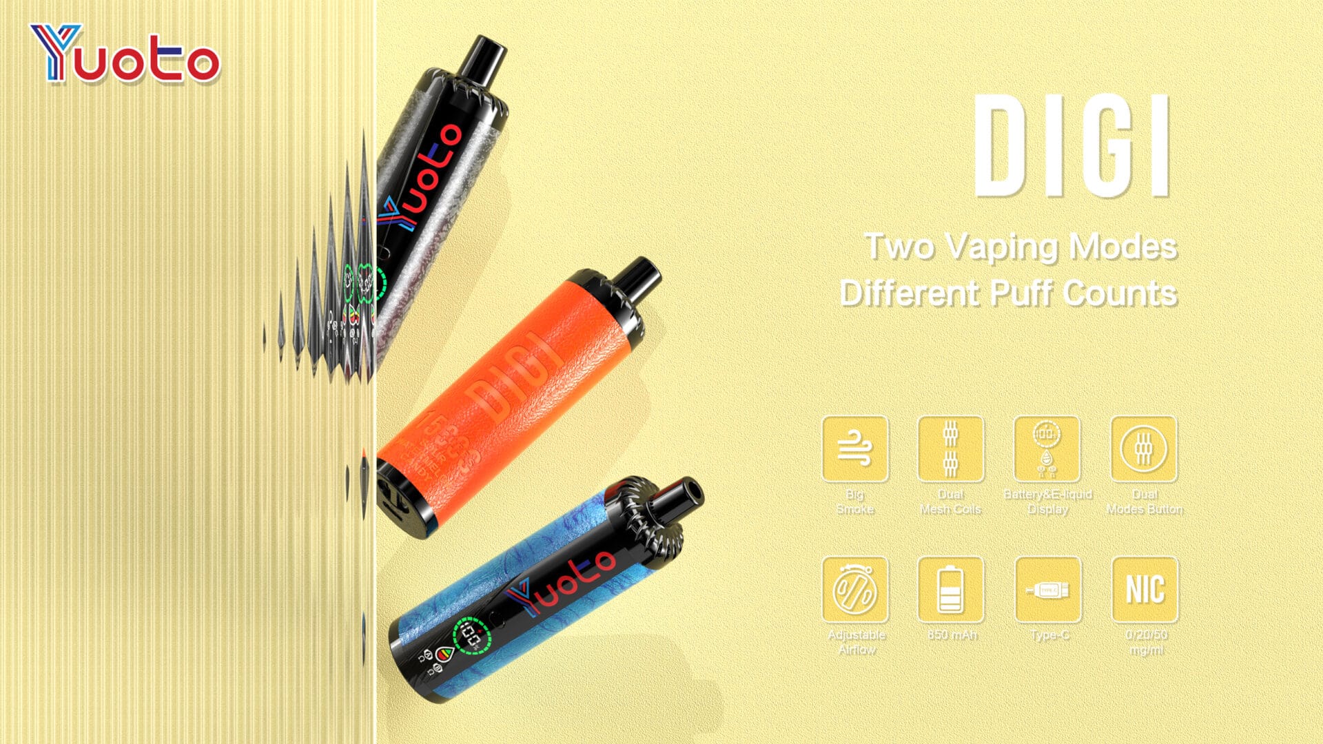 YUOTO DIGI 15000 DISPOSSABLE 