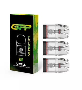 Uwell Upgraded Caliburn GPP Cartridge for Caliburn G5/G5 Koko/ G5 Lite/G5 Lite SE/G5 Lite Koko, Caliburn G4/G4 Mini/G4 Pro/G4 Pro Koko, Caliburn G3/GK3/G3 ECO/GK3 TENET/G3 Lite/G3 Lite KoKo/G3 Pro/G3 Pro KoKo Kit 3ml (3pcs/pack)
