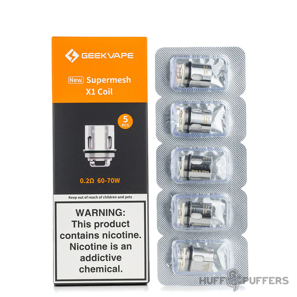 Geekvape X1  0.2OHMS Super Mesh Coils