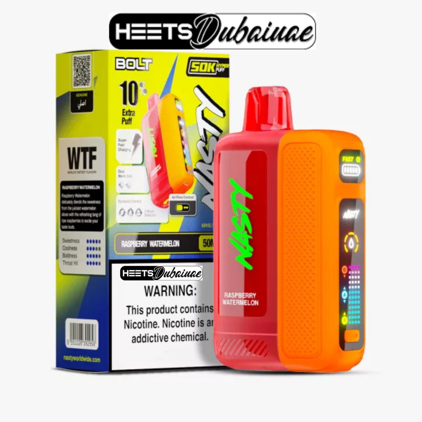 NASTY BOLT 50000 PUFFS (50MG)