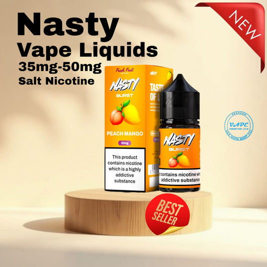 Nasty Burst - Peach Mango Nic Salt
