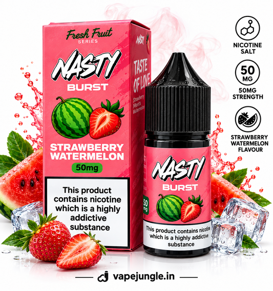 Nasty Burst Strawberry Watermelon 35 mg – 50mg Nicotine Salt