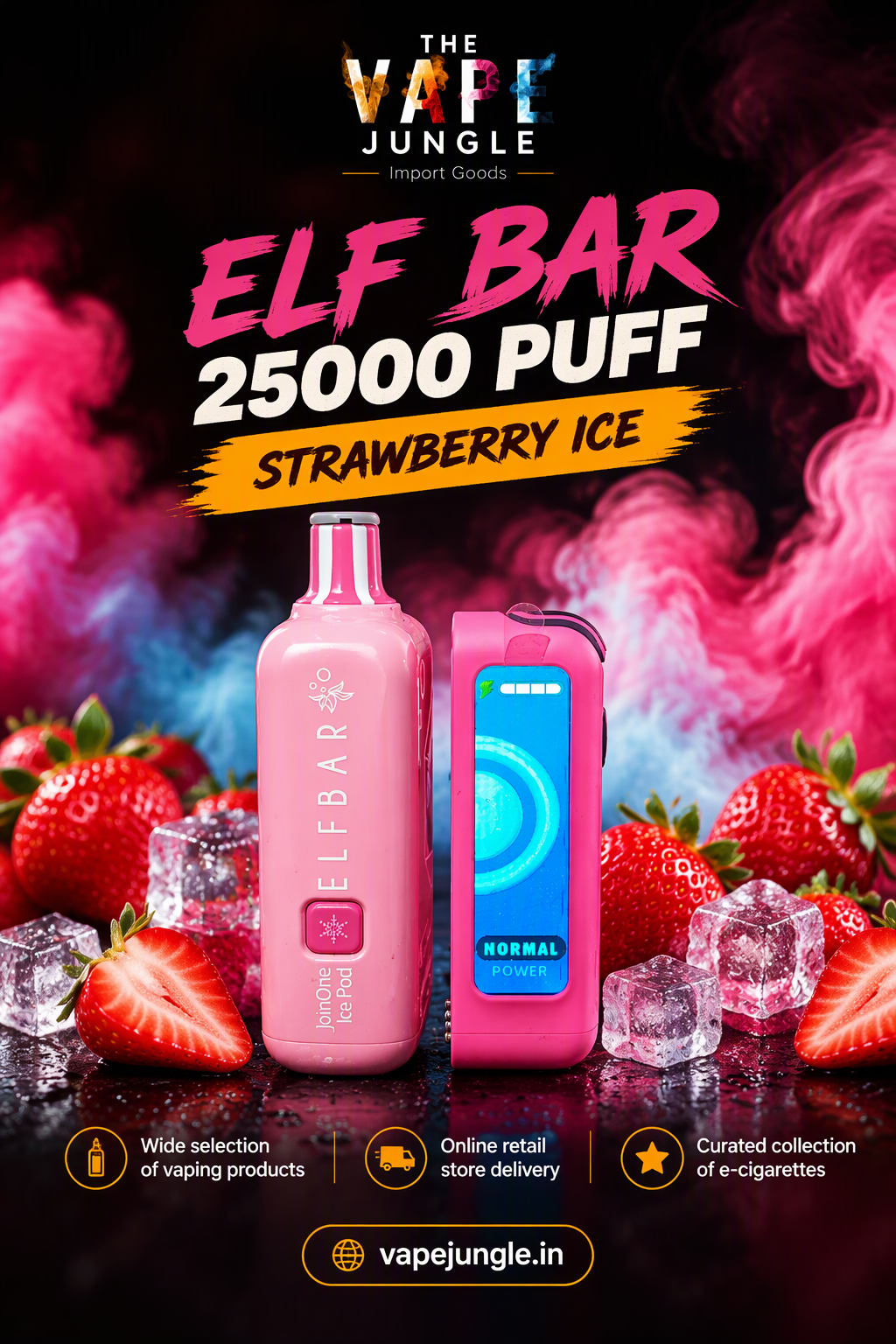 ELFBAR 25K JOINONE KIT STRAWBERRY ICE