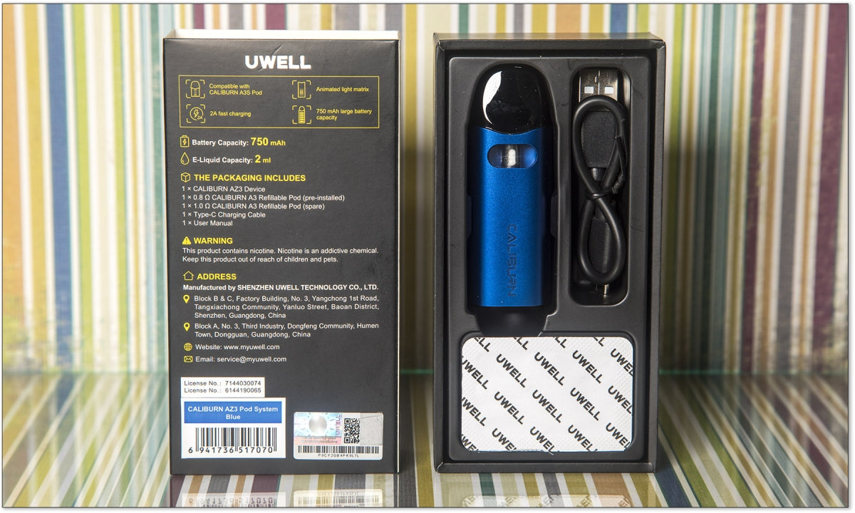 Uwell Caliburn AZ3 Vape Kit orignal