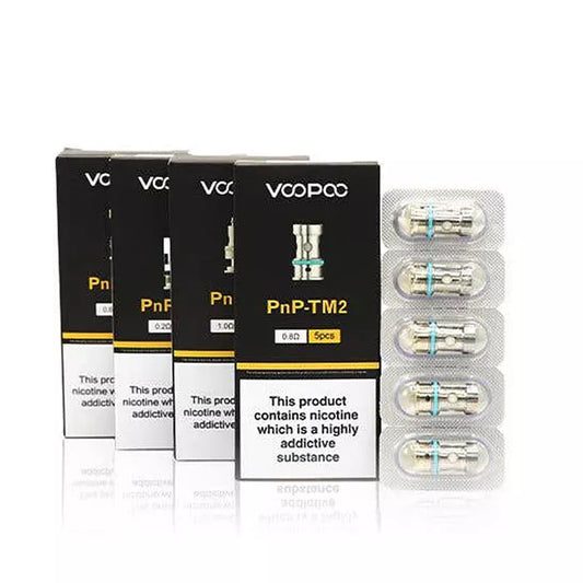 Voopoo PnP Replacement Coils for Drag Baby/Mini/2/S/X,VINCI Series Kit,Argus Pro,PnP 20/22,V.SUIT,Doric 60,Drag E60,Drag H80 S, Uforce-L Tank (5Pcs/Pack)